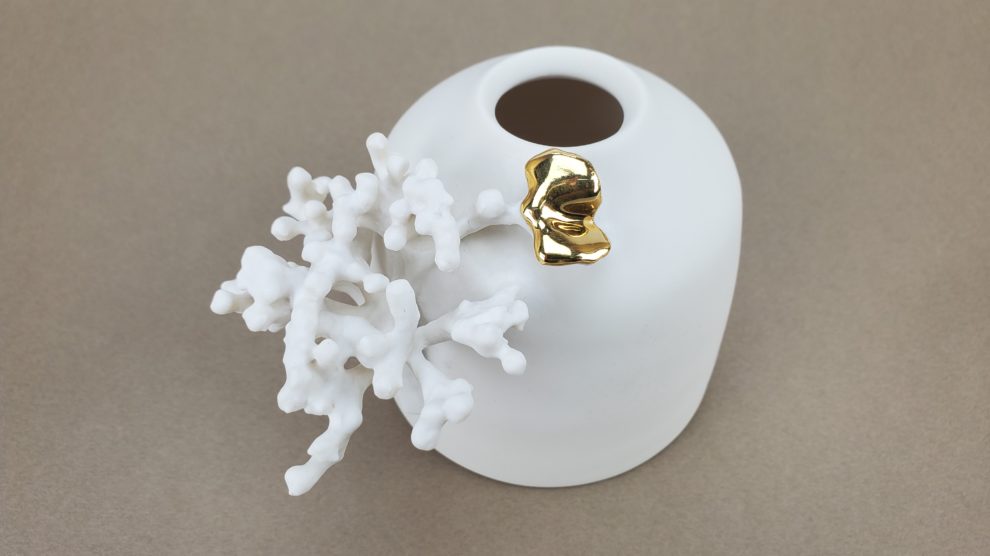 porcelaine et or - Marie Berthier Jamin - Atelier Lux in Terra