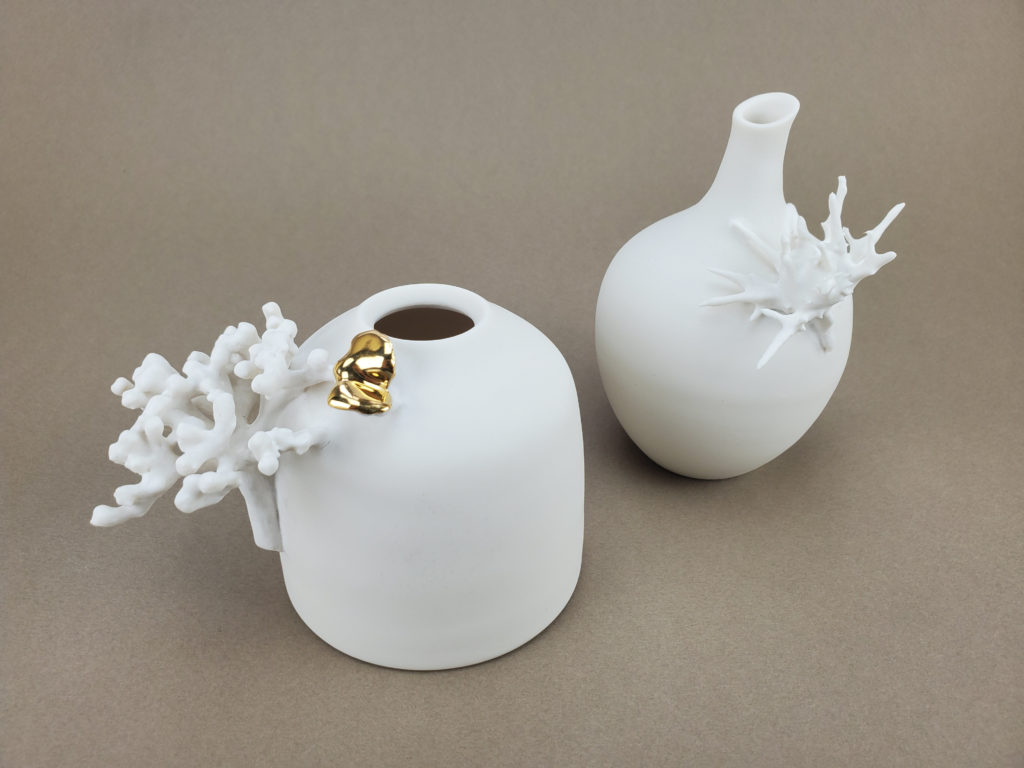 porcelaine et or - Marie Berthier Jamin - Atelier Lux in Terra